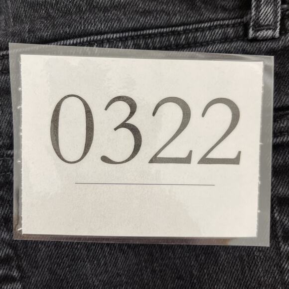 Abercrombie & Fitch Jeans 90s Straight Ultra High Rise Black Size 26 2S Short - Picture 8 of 11